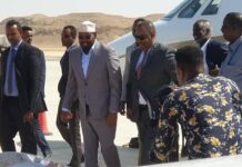 Ahmed Madoobe oo si diiran loogu soo dhaweeyay Boosaaso.