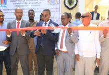 Duqa Muqdisho oo xariga ka jaray xarunta howlwadaag oo dib u dhis lagu sameeyay