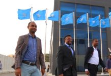 Gudoomiyaha Baarlamaanka iyo wafdi uu hogaamiyo oo ka amba baxay Muqdisho.