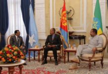 Madaxweynayaasha Somalia,Ethiopia iyo Eritrea oo sameysanaya Isbaheysi Cusub(Sawiro+Warsaxaafadeed).