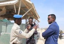 Askari ilma yar ku toogtay Xarunta Gobolka Banaadir.