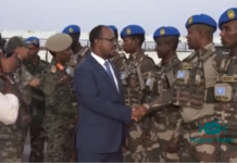 Ciidamo tababar u gasocday dadka Turkiga oo Muqdisho laga soo dejiyay.