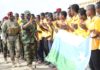 M/weeynaha Jubaland Axmed Madoobe oo gaaray Afmadow, Sawirro)