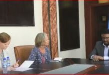 Gudoomiyaha Golaha shacabka oo la kulmay safiirka Norway ee Soomaaliya