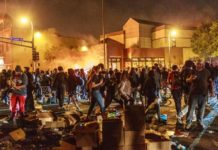 Rabshado ka dhashay dilkii Nin madow ahaa oo weli ka socda Minnesota