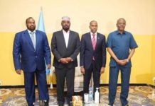 Ra’isal Wasaare kheyre oo Dhuusamareeb kula kulmay Madaxda Dawlad goboleedyada