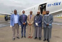 diyaarad sida Meydka madaxweyne kuxigeenkii hore ee Puntland oo ka soo duushay Nairobi
