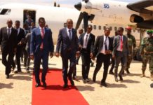 Madaxweynaha Koonfur Galbeed oo gaaray Dhuusamareeb