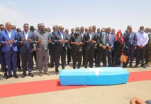 Marxuum Xasan Abshir Faarax oo lagu aasay Magalada Garoowe+sawiro