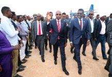 Ra’iisal Wasaare Kheyre oo lagu soo dhaweeyay Duusamareeb+Sawirro