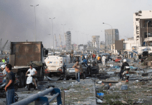 Raisul Wasaaraha dalka Faransiiska Emmanuel Macron oo gaaray Beiriut.