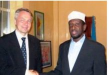 Madaxweynihii hore ee Soomaaliya Sheekh Shariif oo lakulmay Wasiirka Arrimaha Dibadda Finland
