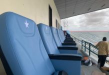Qaybta VIP-da ee Stadium Muqdisho oo la dhameystirayo (SAWIRRO)