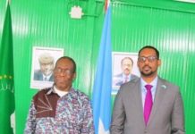 Madaxa Hawlgalka Amisom iyo Madaxweyne Ku xigeenka Galmudug oo kulan wadayeeshay