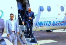 Wasiirka Gargarka iyo Maareeynta Musiibooyinka oo lagu soo dhoweeyay Magaalada Dhuusamareeb”Daawo :Sawiro