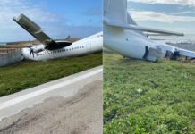 Faah Faahino ka soo baxaya diyarad ku dhacday Garoonka diyaaradaha ee Magaalada Muqdisho