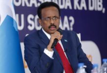 Dhageyso: Madaxweyne Farmaajo oo diiday in uu ka Jawaabo Su,aalo la weydiiyay Wariyayaasha qaarna ku Tilmaamay in ay Alshabaab la shaqeeyaan+Sawiro Daawo: