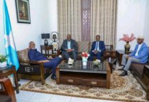 Gudoomiyaha Aqalka Sare uu Muqdisho kula kulmay Madaxweyne Deni