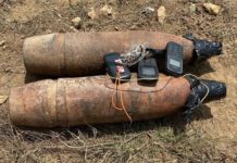 Taliska Ciidanka Nabad Sugida Jubland oo soo bandhigay Walxa qarxa oo dhulka lagu Aasay