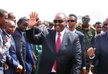 Madaxweynaha Puntland oo lagu soo dhaweeyay Magaalada Baydhaba