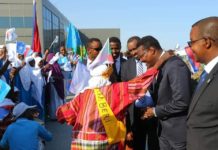 Madaxweynaha Galmudug oo lagu Soo dhaweeyay Magaalada Muqdisho Daawo Sawirada