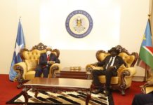 Madaxweyne Farmaajo oo gaaray Magaalada Jubba ee Caasimada Koofurta Suudaan: Daawo+ Sawiro