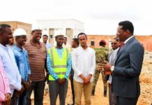 Madaxweynaha Galmudug oo kormeeray xarunta loo dhisaayo Madaxtooyada Maamulkaas (SAWIRRO)