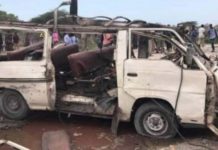 Baabuur ay saaranaayeen Dad shacab ah oo Miino ay kula qaraxday Degaanka Basra ee Gobolka shabeelaha Dhexe