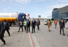 Ra’iisal Wasaarihii hore ee Soomaaliya Xasan Cali Kheyre oo maanta Safarkiisii ugu horeeyay ugu Amba baxay Dalka Jabuuti Tan iyo Markii Xilka qaadista lagu sameeyay