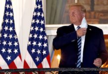 Trump oo dib ugu laabtay Aqalka Cad ka dib markii uu Isbitaalka uu ka soo baxay