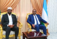 Deni iyo Axmed Madoobe oo Aqbalay Dalabkii midowga Musharixiinta Madaxweynaha Soomaaliya