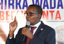 Gudoomiye Cumar Finish oo u hanjabay siyaasiyiinta Mucaaradka ah