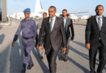 Rooble oo ku wajahan Magaalada Dhuusamareeb ka dib markii uu ku soo fashilmay safarkii uu ku tagay Garoowe