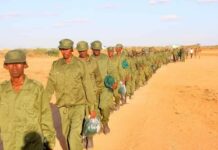 Sawirro:-Dowladda Oo Galabta Ciidamo Aan Hore Loo Arag Ka Dejisay Gobolka Gedo