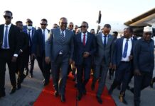 Ra,iisal Wasaare Rooble iyo Wafdi uu Hogaaminayo oo gaaray Magaalada garoowe