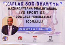 Xaflad lagu soo dhoweeynayay Wasiiru Dawlaha Wasaarada Dhalinyarada iyo Sportiga oo lagu qabtay Muqdisho