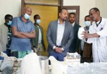 Abiy Axmed oo Muddo ka dib meel Fagaare ah lagu Arkay