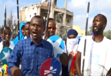 Dibad bax balaaran oo maanta ka dhacay Muqdisho