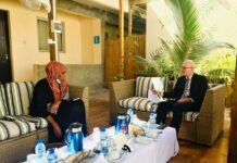 Maxay ka wada hadleen James Swon iyo Wasiirka Wasaarada Haweenka ee Xukuumadda Soomaaliya?