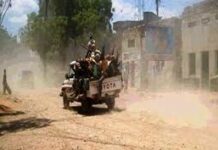 dagaal ka dhacay degmada Qansax dheere ee gobolka Baay