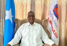 Hogaamiyaha Xisbiga Wadajir Partay oo sheegay in Dawlada Federaalka ay dayacday Amniga shacabka Muqdisho