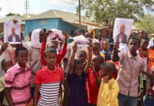 Qaban qaabada banaan bax lagu taageerayo Madaxweyne Farmaajo oo ka socota gobolka Gedo