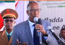 Madaxweyne Muuse Biixi Cabdi oo ka naxay dilkii Jeneraal Galaal