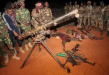 Ciidanka Dawlada oo Xubno ka Tirsan Alshabaab ku dilay duleedka Dhuusamareeb ka dib Gaadiid iyo Hub ay wateen la wareegay Daawo+Sawiro