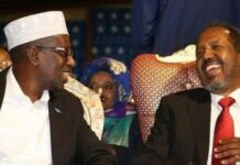 Madaxweynyaashii hore ee Dalka Sheekh Shariif iyo Xasan Sheekh Maxamuud oo degay Hotel u dhow Taalada Daljirka