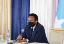 Madaxweyne Farmaajo oo Gudoomiyay shir looga hadlayay Xakameeynta Covid19+Sawiro Daawo