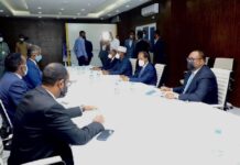 Sheekh Shariif oo bogaadiyay kulanka Midowga Musharixiinta iyo Madxada Maamulada Puntland iyo Jubland uga socdo Muqdisho