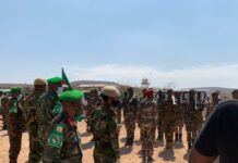 Taliyaha  Ciidanka Xoogga Dalka oo gaaray M/Baladweyne