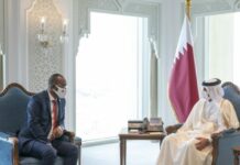 Sii haayaha Wasiirka Amniga oo Magaalada Dooxa kula kulmay Ra’iisdal Wasaaraha Dalkaasi