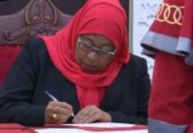 Saamiya Xassan oo loo dhaariyay madaxweynaha Cusub ee DalkaTansaaniya